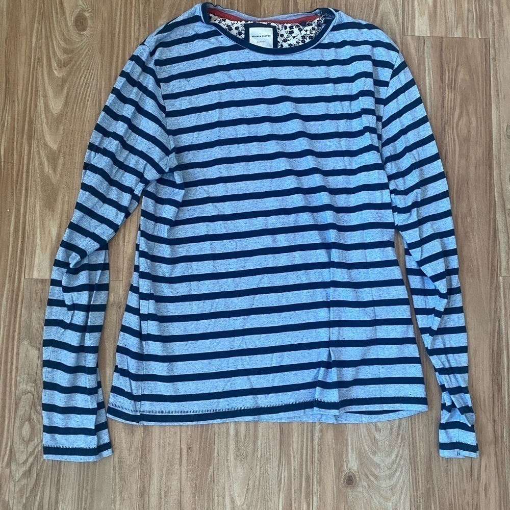 Denim & Flower Ricky Simon Long Sleeve Tee - Picture 2 of 7